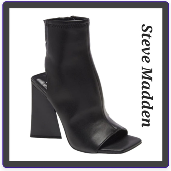 Steve Madden Shoes - 🤑SOLD🤑Steve Madden Safia Cutout Black Bootie